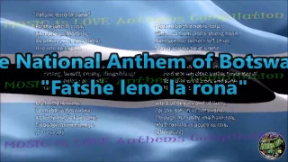Botswana National Anthem With Music Vocal And Lyrics Setswana W English Translation  Botswana National Anthem With Music Vocal And Lyrics Setswana W English Translation