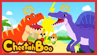  new tyrannosaurus vs spinosaurus whos dino king nursery rhymes u0026 kids song cheetahboo