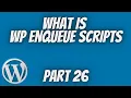 What Is Wp Enqueue Scripts Wordpress Theme Development Part 26 Tech Tian