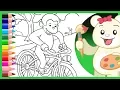 Curious George Bike - Kids Learn Colors
