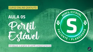 [CURSO GRÁTIS] Introdução à análise de perfil comportamental - Aula 05 - Perfil Estável