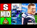 Ranking THE BEST TIGHT ENDS in Madden 24