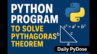 Python Program to Solve Pythagoras Theorem
