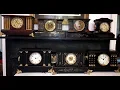 MY CLOCK COLLECTION AS OF 29 APR 2019 Antique Black Mantel Clocks