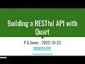 How to build a RESTful API with Quart