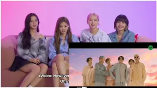 BLACKPINK Reaction ON BTS Dynamite Official M V 