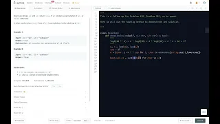 leetcode 567 Permutation in String - hashing