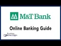 M T Bank Online Banking Guide Login - Sign up