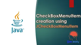 Java Swing GUI Part CheckBoxMenuItem creation using JCheckBoxMenuItem Class