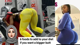 just 5 mins to learn how fast you can get bigger butt just eating these food