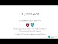 St John s Wort for Depression A Clinical Summary