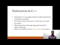 22316 OOP 2 6 Destructors Part-II