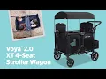 Voya 2 0 XT 4-Seat Stroller Wagon Radio Flyer