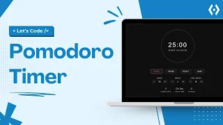 Build a Pomodoro App HTML CSS JavaScript Project for Beginners Resume Portfolio