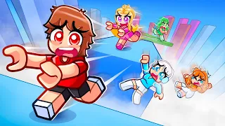 Speedrunners vs Hunters In Roblox Rivals PARKOUR...