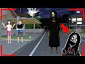 Yuta Mio panik CCTV merekam HANTU OPHELIA!! menyerang kota sakura😱|sakura school simulator