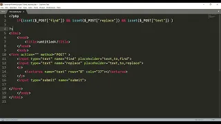 PHP Projects Building a Find replace Text Application Part in PHP Urdu Part 3 Alex Hills
