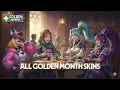 Lagu ALL GOLDEN MONTH SKINS ENTRANCE ANIMATION 2026 • 2 HEROES • MOBILE LEGENDS
