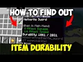 How to Show Item Durability in Minecraft