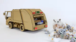 ダンボールでゴミ収集車をつくる｜Making Garbage Truck with Cardboard