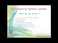 Class 12 Python Pandas - Part1