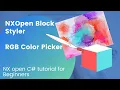 RGB Color Picker - NX Open Block Styler C