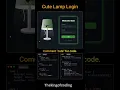 Cute Lamp Login HTML CSS JavaScript Animation
