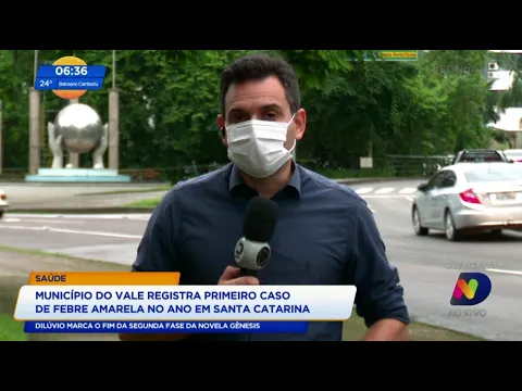 É registrado primeiro caso de febre amarela em Santa Catarina