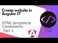 Create your new website using Angular 17 - Part 1