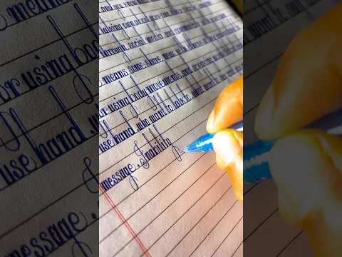 Unique and modern handwriting practice || #handwriting #youtubeshorts