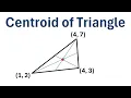 How to Find the Centroid of a Triangle