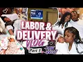 Labor delivery VLOG Part 1 Raw uncut Raising Akeira