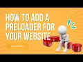 How To Add A Preloader Animation In Wordpress Preloader Plus Very Easy To Learn