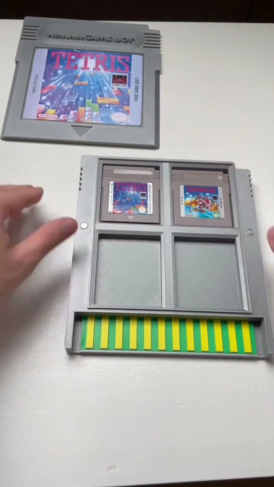 Giant Gameboy cartridge box for Gameboy games