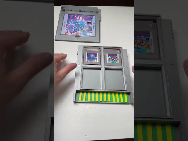 Giant Gameboy cartridge box for Gameboy games video thumbnail