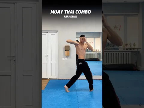 Muay Thai combo 🥊💀 #muaythai #mma #kickboxing #martialarts #motivation