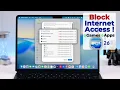 How To Block Apps From Accessing Internet on Mac OS 26