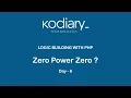 Zero Power Zero Maths Logic Building with PHP - Day6