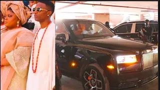 wizkid steps into his latest rolls royce 2023 with his dad see how beautifully he honors his mother