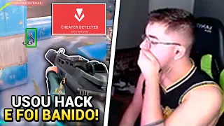 JETT USOU HACK NA PARTIDA E FOI BANIDA! MWZERA FICA IMPRESSIONADO COM JOGADA - VALORANT CLIPS