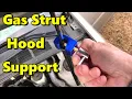 Auto HOOD Strut Support Clamps - Hatchback Lift Gate Lock