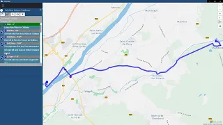 COM-MAP Calculate an itinerary between two addresses