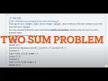 Leetcode 1 Two Sum Two Solutions With Time and Space Complexity Analysis