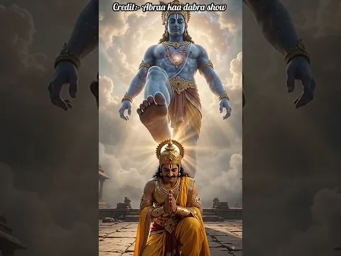 विष्णु जी ने राजा बलि से क्या माँगा कि झुका दिया सिर! #vishnu #mahadev #rajabali #ram #ramayan #lord