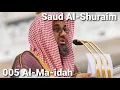 Download Lagu Saud Al-Shuraim - Al-Ma-idah