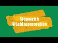 Stopwatch Processing JAVA Program Window App
