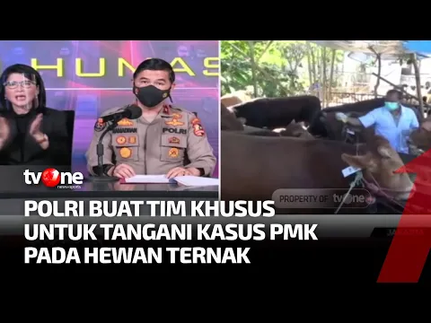Polri Telah Membuat Dua Tim Khusus Untuk Mendata Hewan Ternak yang Terjangkit PMK