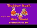 Object Oriented vs Functional Programming Rubber Duck Dev Show 5