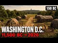 Evolution of Washington D C Fixed Camera Timelapse 13 500 Year - Pennsylvania Avenue