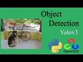 Object detection using YOLOv3 OpenCV and Python Basics of object detection Computer vision